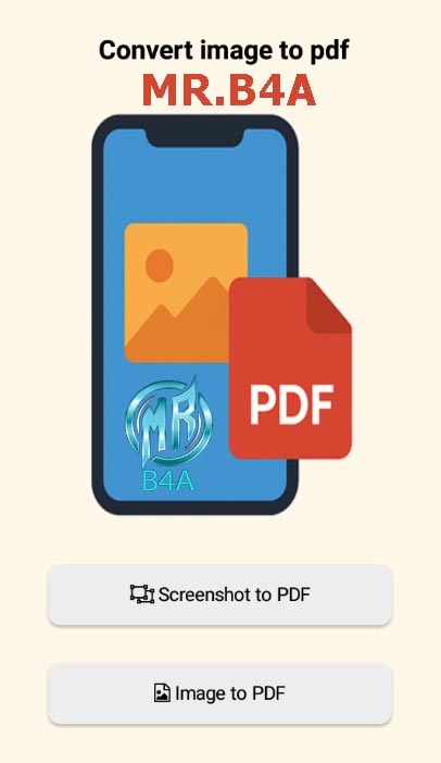 سورس کد تبدیل اسکرین شات یا عکس به PDF در بیسیک فور اندروید
